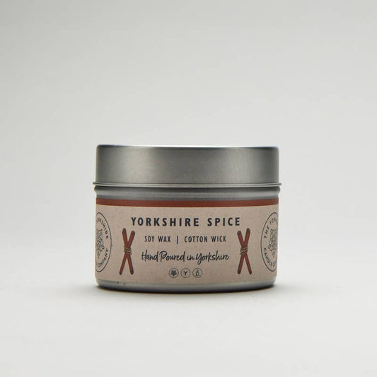 Yorkshire Spice Small Tin | Scented Candle | Soy Wax