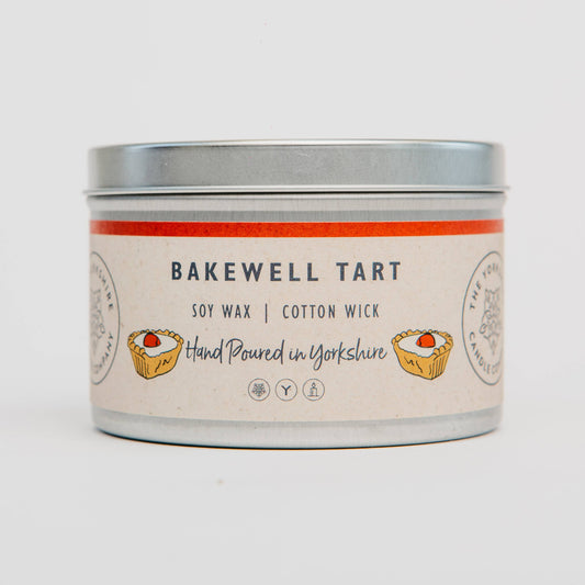 Bakewell Tart Large Tin  | Scented Candle | Soy Wax