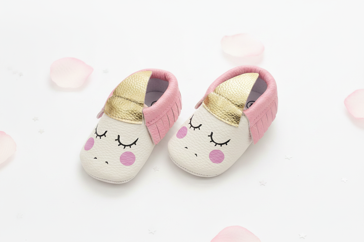 Unicorn Pink Moccasins 2