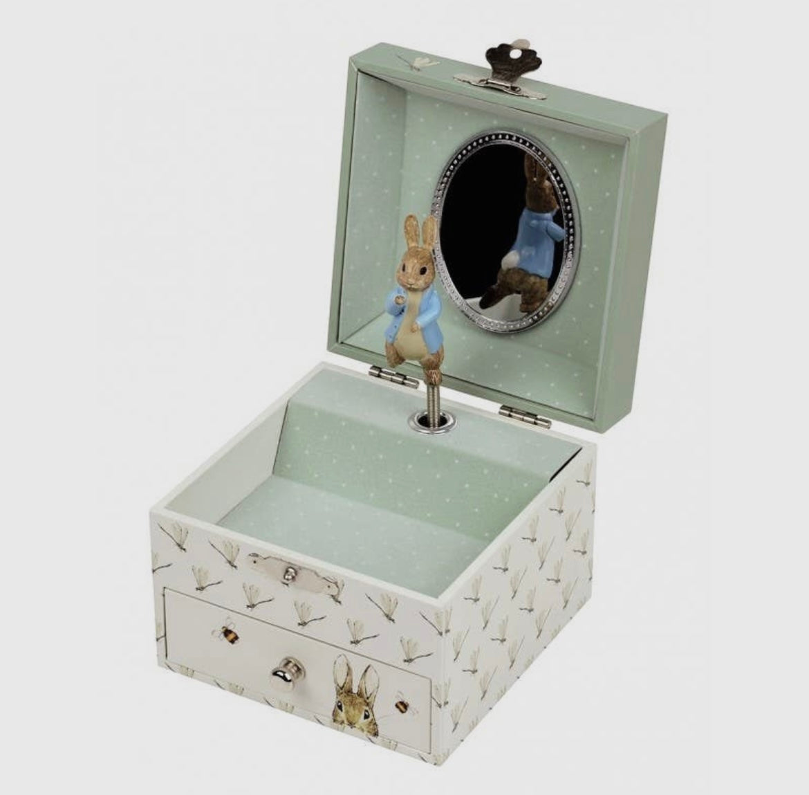 Music Box - Traditional Peter Rabbit Blue Trim